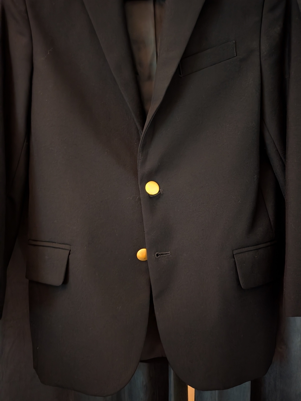 Lands' End Boys Blazer with Gold Buttons